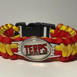 Maryland Terrapins NCAA Paracord Bracelet NEW